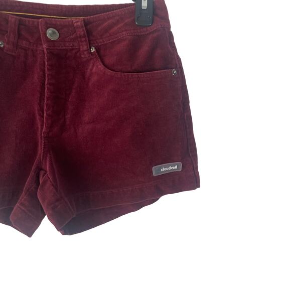 Cloudveil Women's Size 4‎ Corduroy Red Outdoor Shorts - Picture 2 of 9